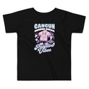 Cancun Positive Vibes Toddler Staple Tee