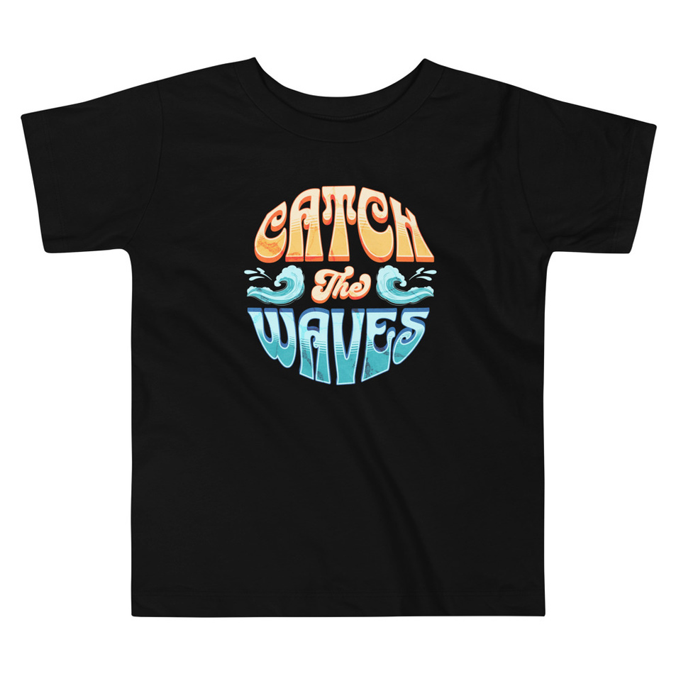 Catch the Waves - Beach Vibe Toddler Staple Tee