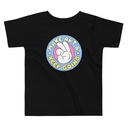 Colorful Fun Retro Style Badge Toddler Staple Tee