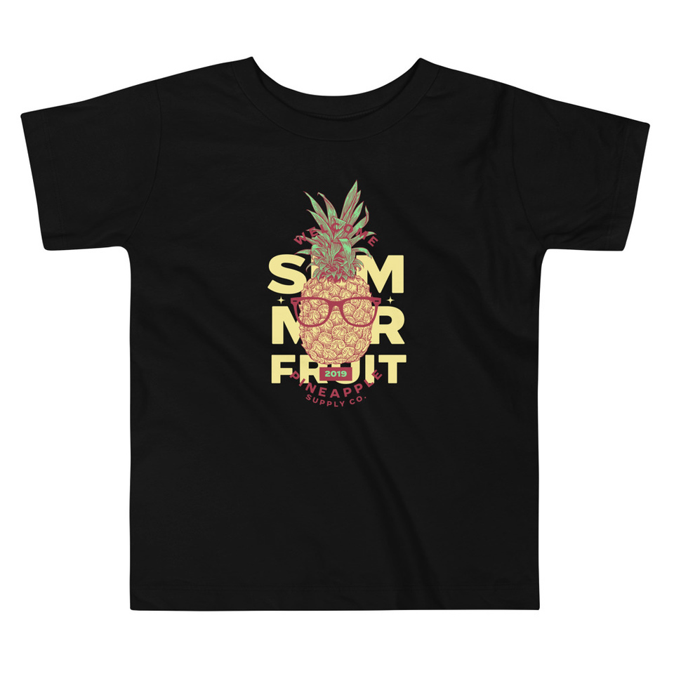 Cool Pineapple - Tropical Fruit Toddler Staple Tee