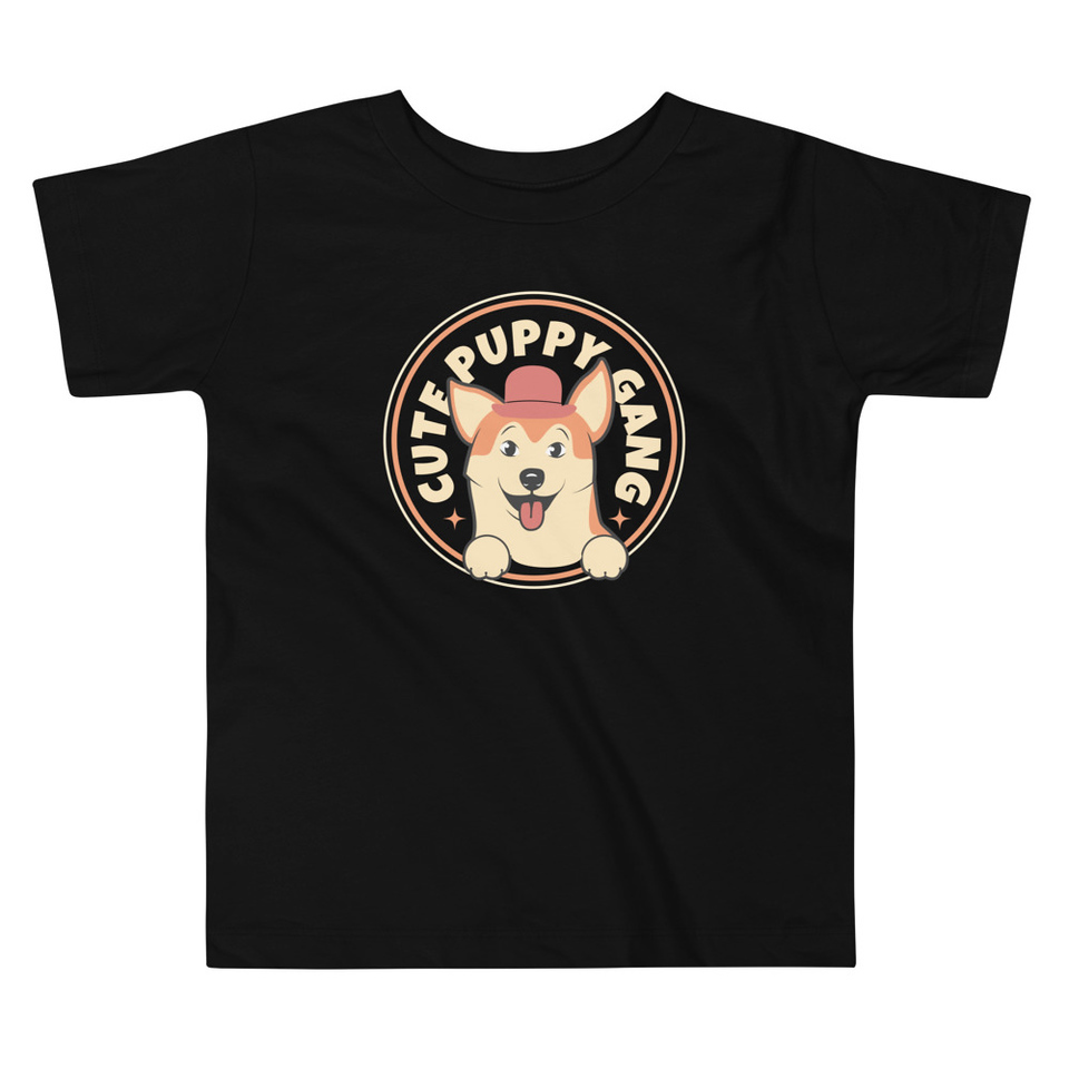 Cute Puppy Gang - Corgi Toddler Staple Tee