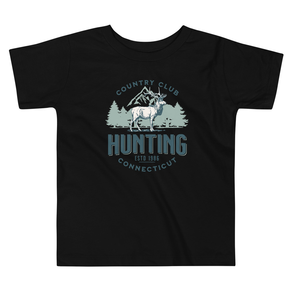 Deer Hunting Country Club  Toddler Staple Tee