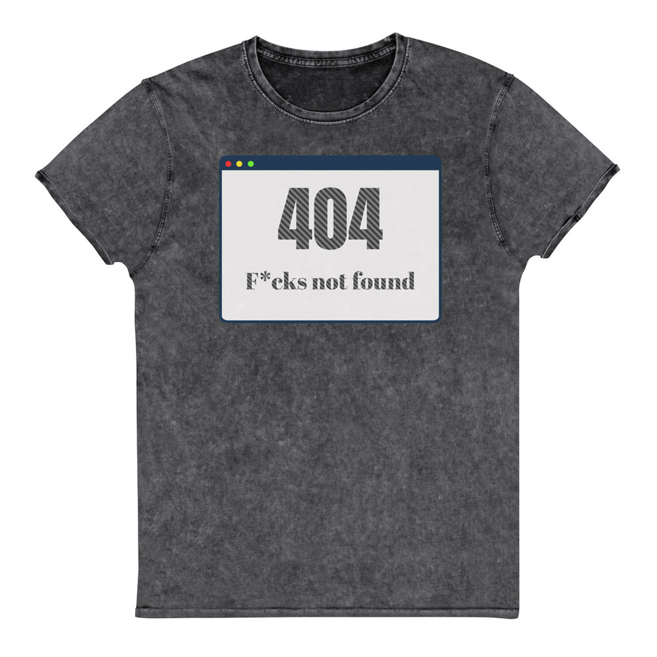 404 Unisex Denim T-Shirt
