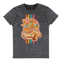 60s flower power Unisex Denim T-Shirt
