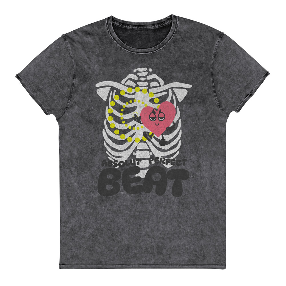 Absolut Perfect Beat Unisex Denim T-Shirt