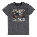 Adventure Mountain Wild Nature Unisex Denim T-Shirt