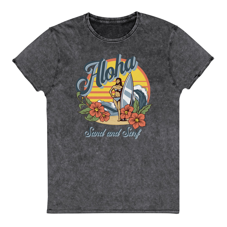 Aloha Unisex Denim T-Shirt