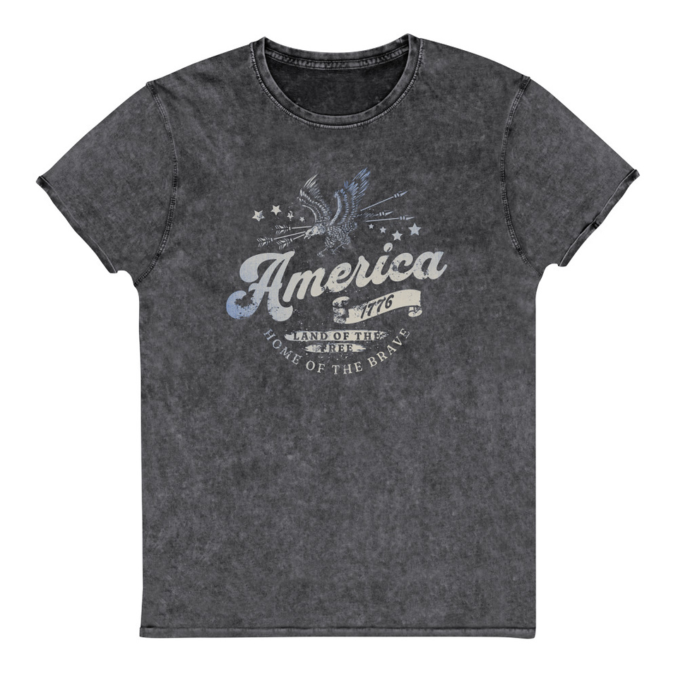 America 1776 Unisex Denim T-Shirt