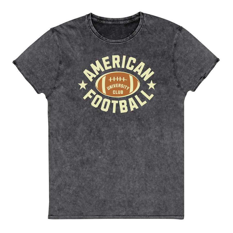 American Football - Athletic Sports Unisex Denim T-Shirt