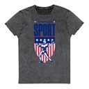 American Football Sport Unisex Denim T-Shirt