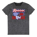 American girl Unisex Denim T-Shirt