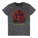 Anarchy In The Street Unisex Denim T-Shirt