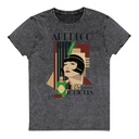 Art Deco Elegance Toujours Unisex Denim T-Shirt