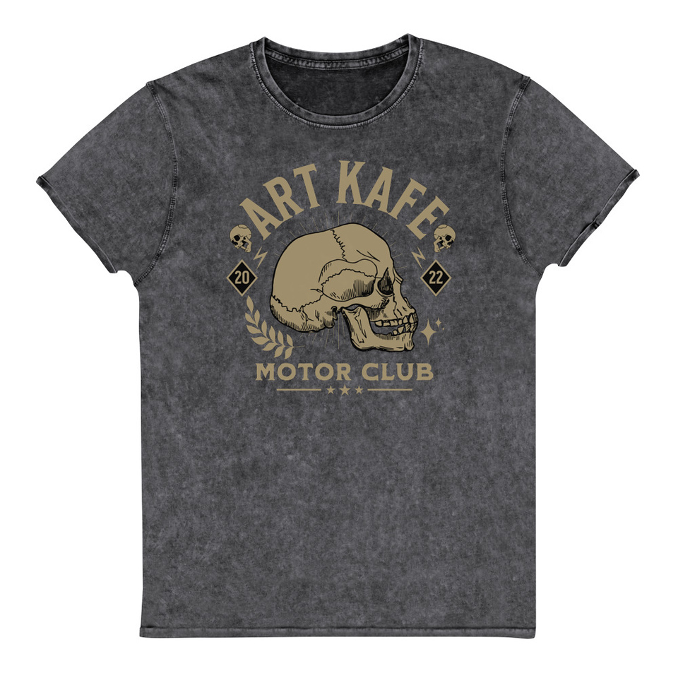 Art Kafe Motor Club Unisex Denim T-Shirt