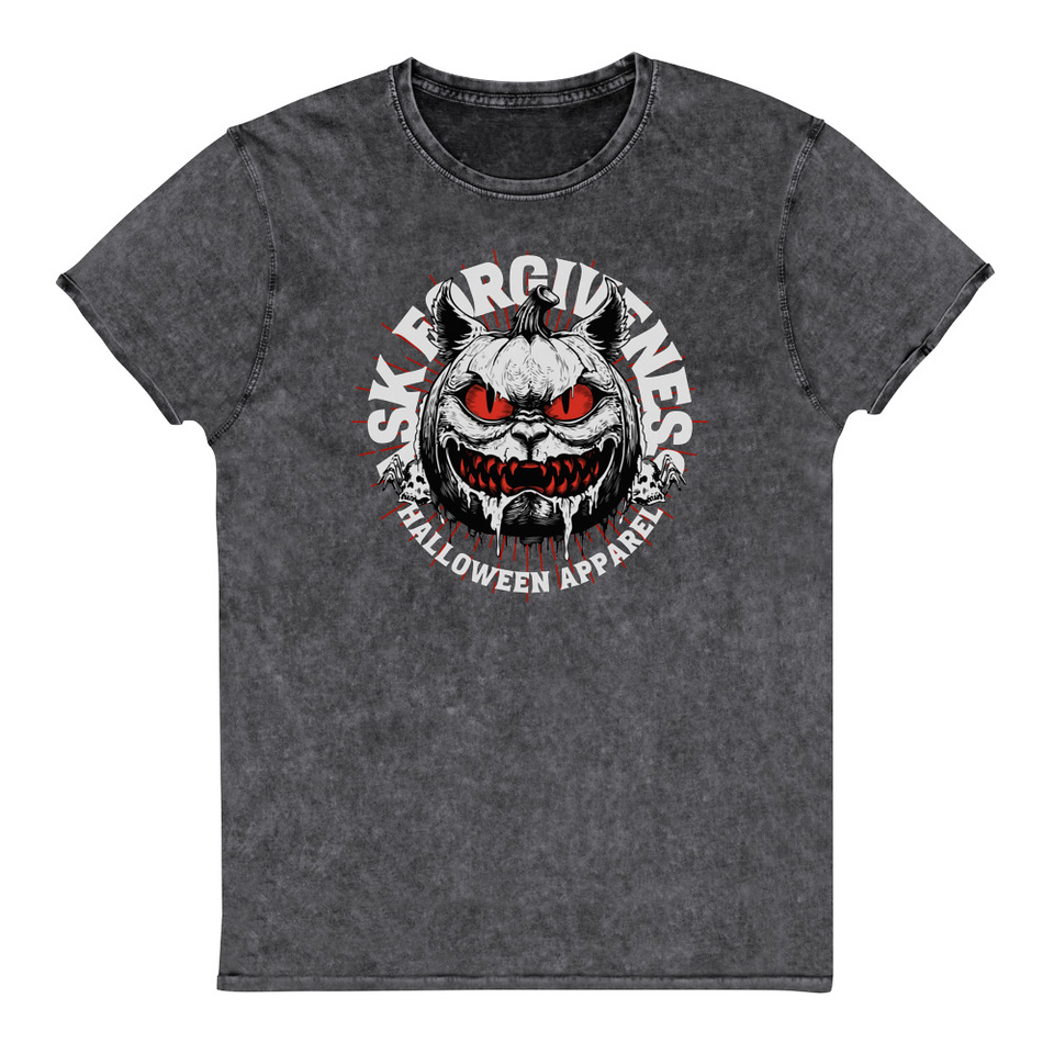 Ask Forgiveness Unisex Denim T-Shirt