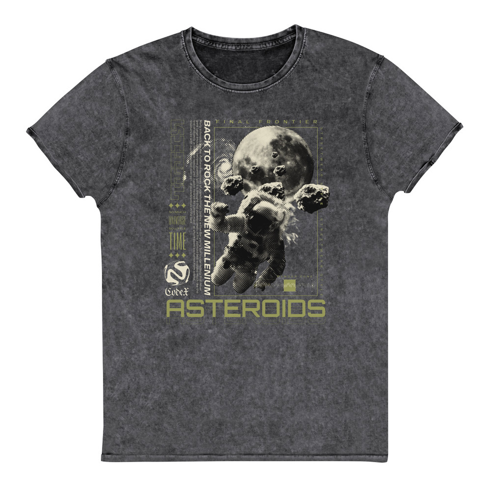 Asteroids Unisex Denim T-Shirt