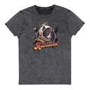Astrocat - Retro graphic Unisex Denim T-Shirt