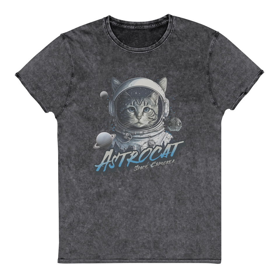 Astrocat Unisex Denim T-Shirt