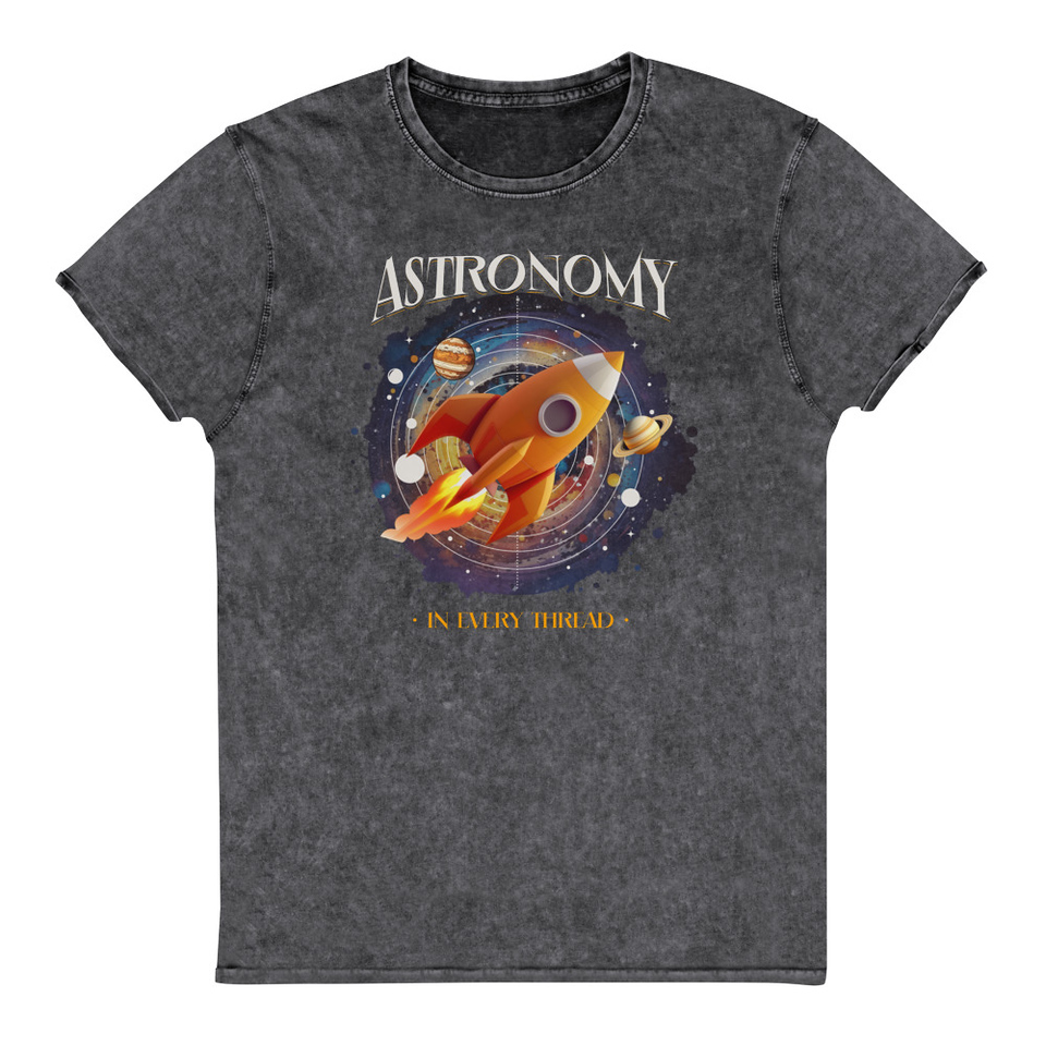 Astronomy in Every Thread Unisex Denim T-Shirt