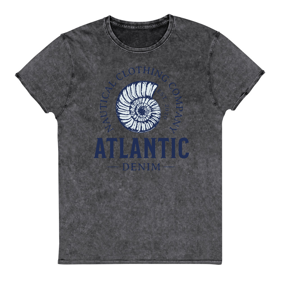 Atlantic Denim - Nautical Unisex Denim T-Shirt