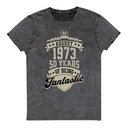 August 1973 - 50 Years Of Being Fantastic Unisex Denim T-Shirt