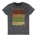 Autumn is my Favorite Color - Lettering Unisex Denim T-Shirt