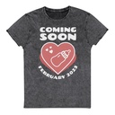 Baby Announcement - Feeding Bottle Unisex Denim T-Shirt