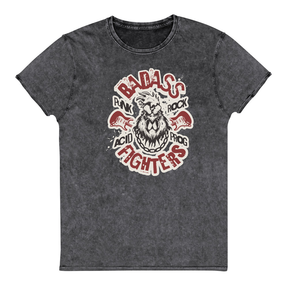 Badass Fighters Unisex Denim T-Shirt