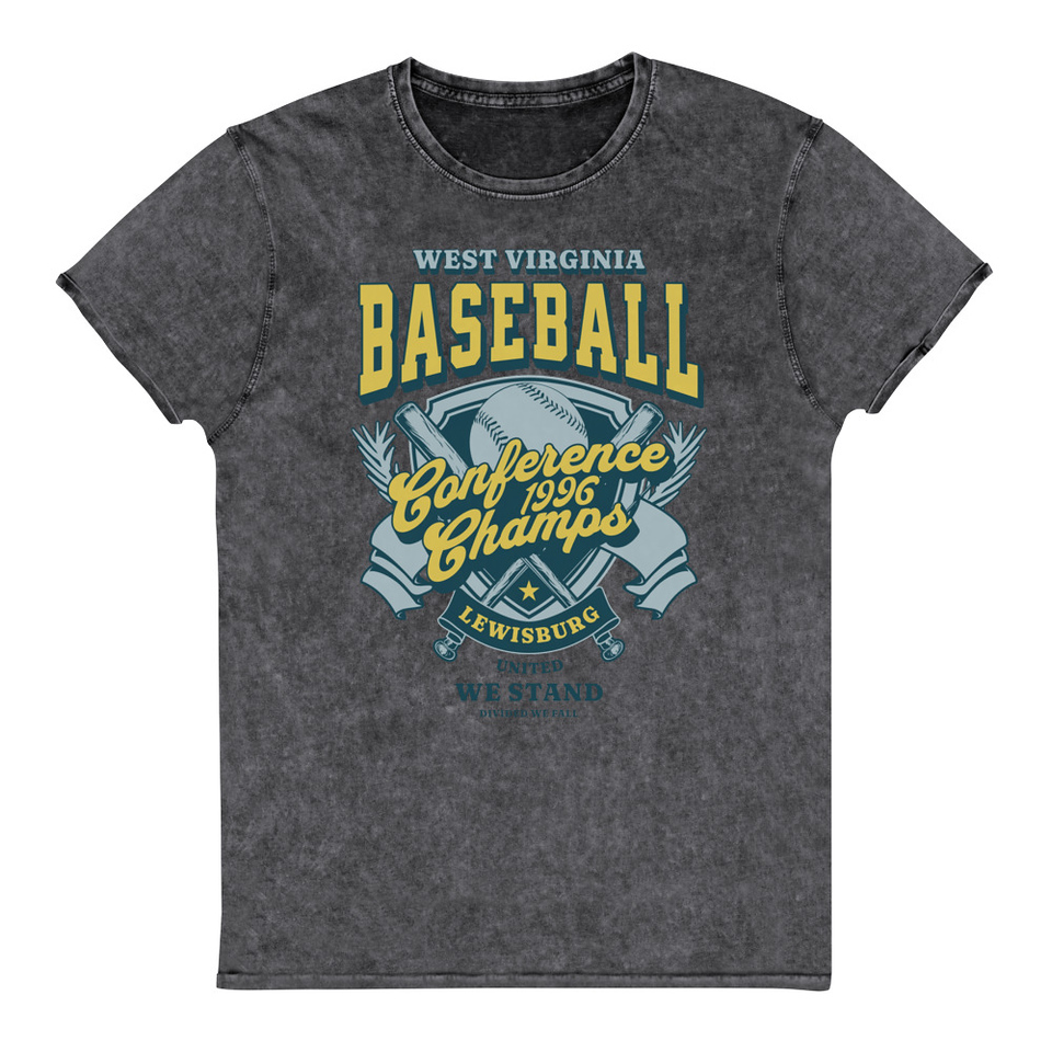 Baseball Conference Championships - Athlectic Badge Unisex Denim T-Shirt