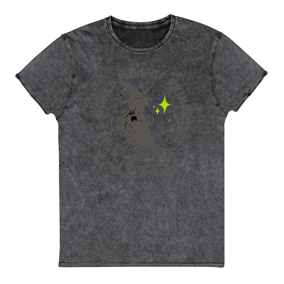 Be A Witch Unisex Denim T-Shirt