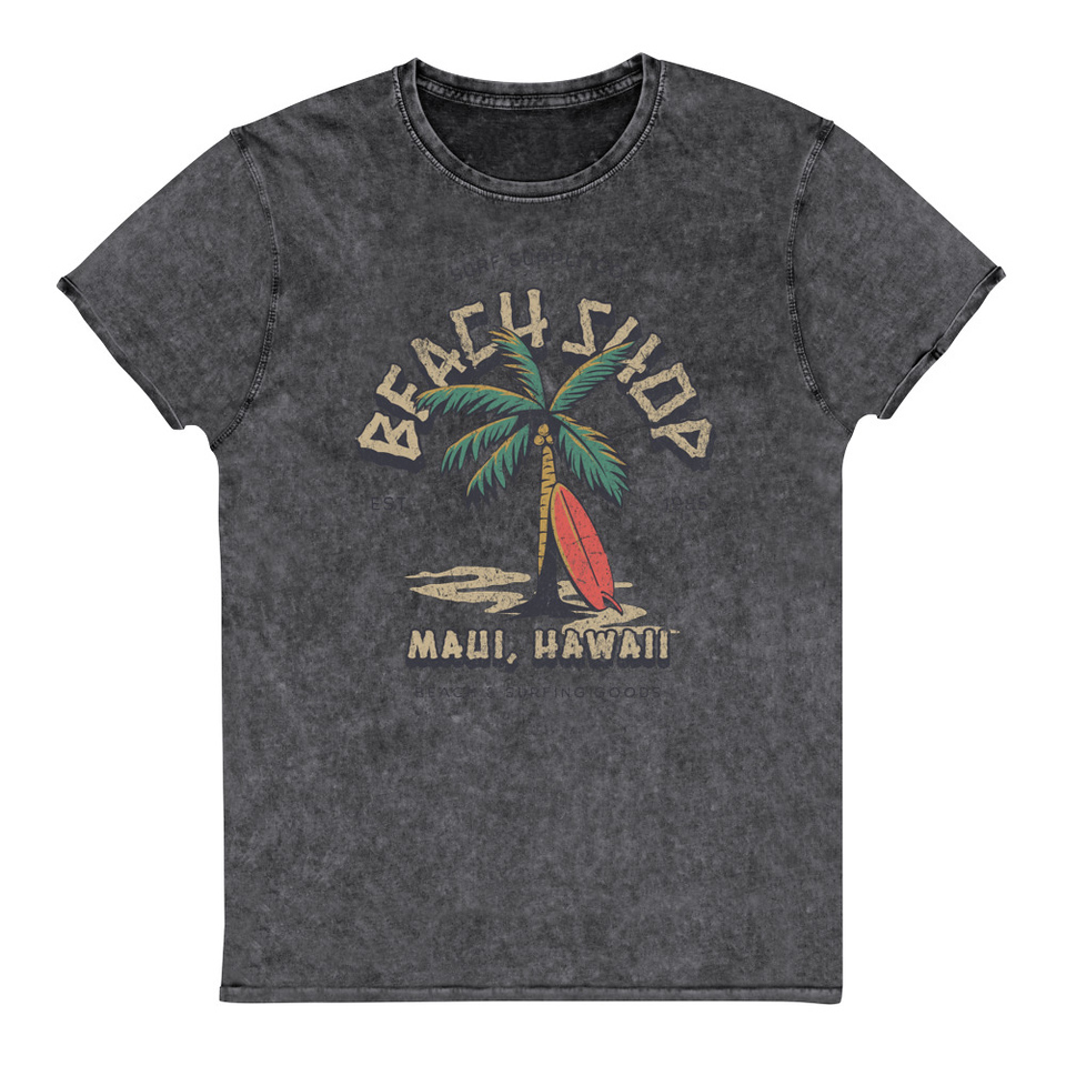 Beach Shop Unisex Denim T-Shirt
