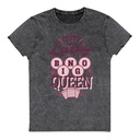 Bingo Queen - Retro Crown Unisex Denim T-Shirt