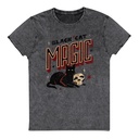 Black Cat Magic Unisex Denim T-Shirt