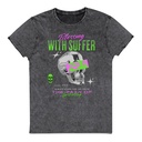 Blessing With Suffer Unisex Denim T-Shirt