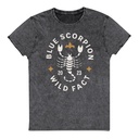 Blue Scorpion - Wildlife Animal Unisex Denim T-Shirt