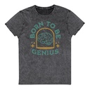Born To Be Genius - Brain Unisex Denim T-Shirt