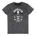 Born to Ride - Biker Club Skull  Unisex Denim T-Shirt