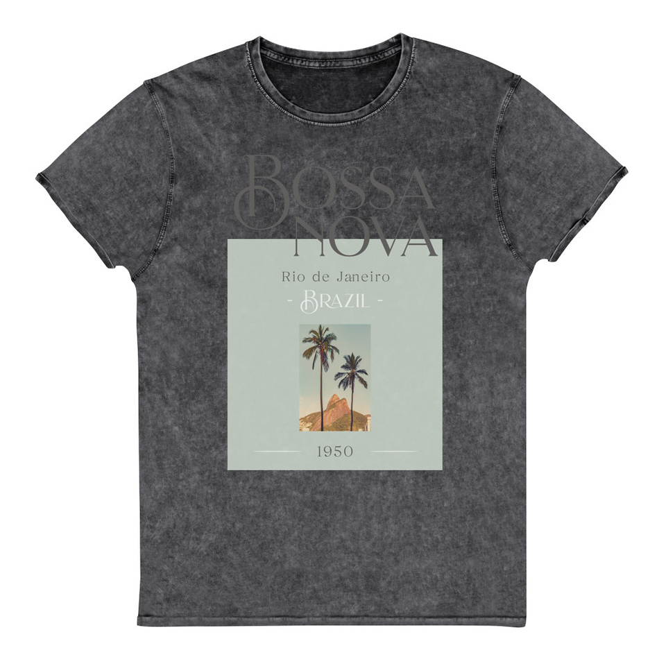 Bossa Nova Unisex Denim T-Shirt