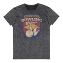 Bowling Championship - Retro Athlectic Sports Unisex Denim T-Shirt