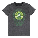 Breathe in peace, exhale chaos Unisex Denim T-Shirt