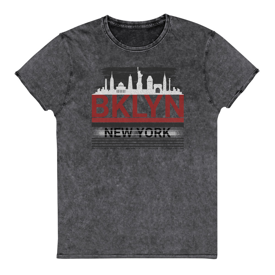 Brooklyn -New York   Unisex Denim T-Shirt