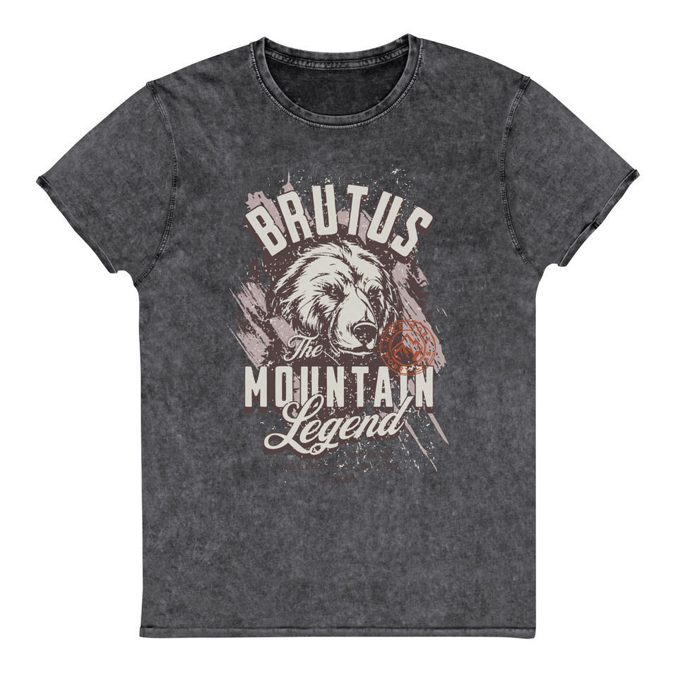 Brutus Mountain Legend Unisex Denim T-Shirt