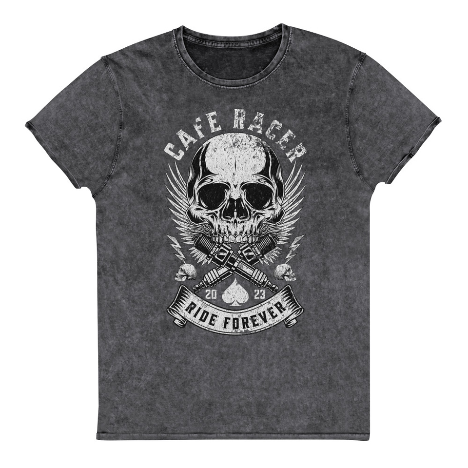 CAFE RACER Unisex Denim T-Shirt