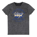 California Beach Vibes - Retro Camper Van Unisex Denim T-Shirt