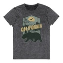 California Bear - Outdoors Wilderness Camping Hiking Unisex Denim T-Shirt