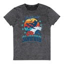 California Surfing - Palm Beach Unisex Denim T-Shirt
