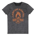 Camping Bonfire - Firewood Unisex Denim T-Shirt