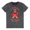 Chase The Devil Unisex Denim T-Shirt