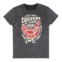 Chickens Are Awesome - Butcher Cuts Unisex Denim T-Shirt