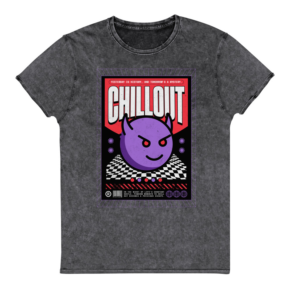Chillout Streetwear Unisex Denim T-Shirt